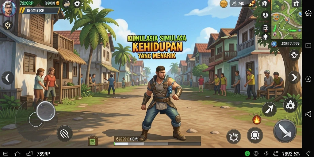 Screenshot 789RP menampilkan gameplay simulasi yang realistis.