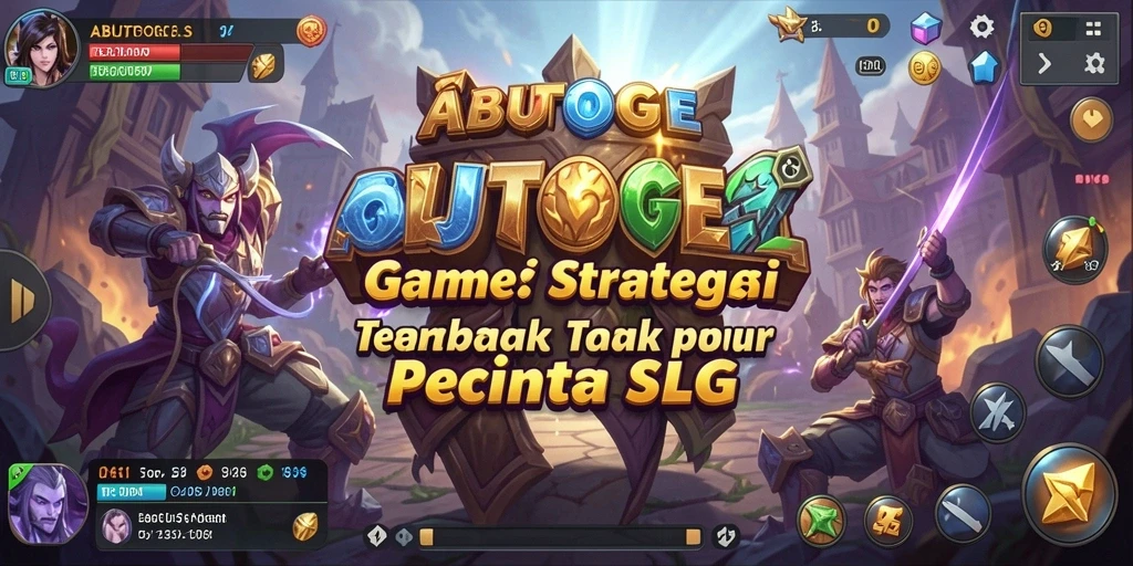 Screenshot gameplay ABUTOGEL menampilkan aksi pertempuran yang mendebarkan.