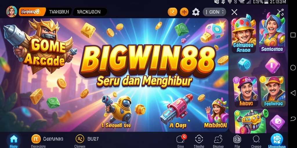 Tampilan menarik dari gameplay seru BIGWIN88