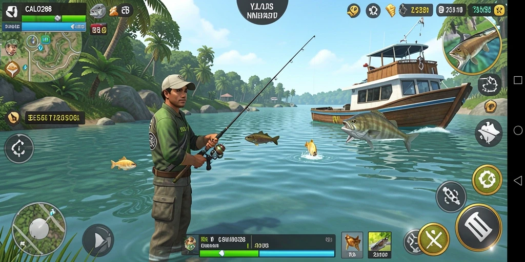 Tampilan gameplay <strong>CALO288</strong> yang menyenangkan saat memancing.