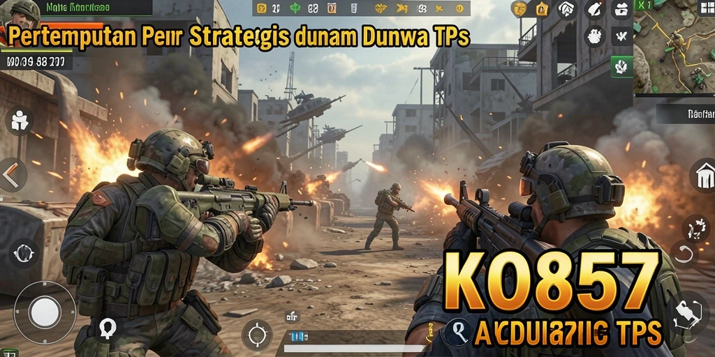 Gameplay seru KO857 dengan pertempuran intens TPS.