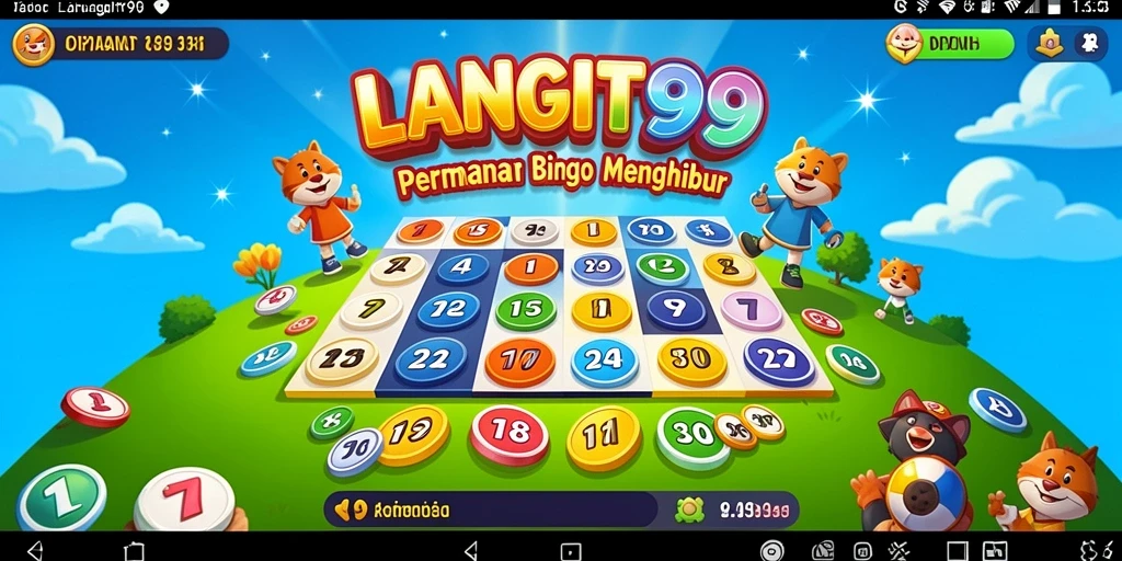 Tampilan gameplay menarik di LANGIT99 dengan Bingo seru.