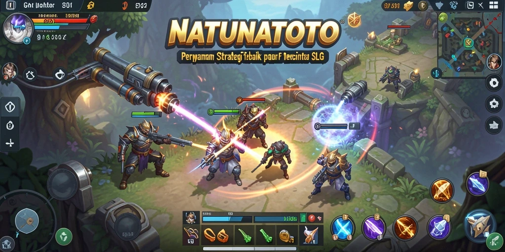 Tampilan gameplay seru dari NATUNATOTO yang menampilkan strategi mendalam.
