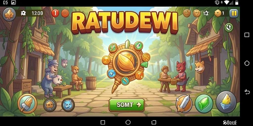 Tampilan gameplay RATUDEWI yang menawan dan menghibur.