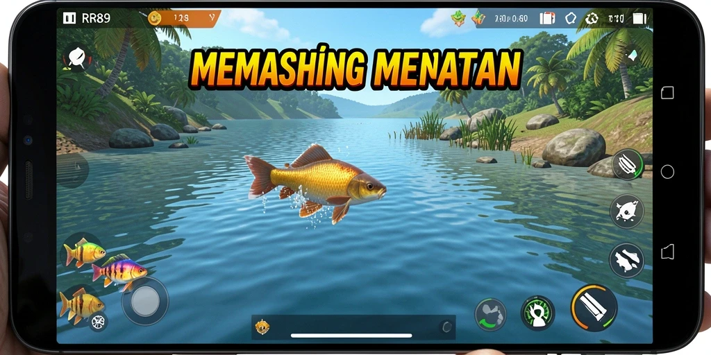 Gameplay seru memancing dengan beragam ikan dan lingkungan menakjubkan.