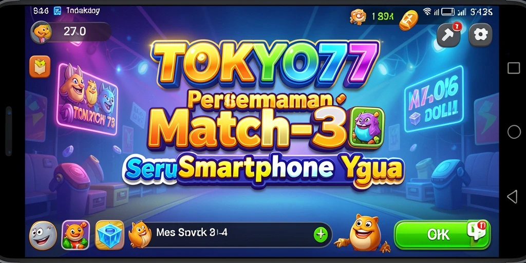 Gameplay TOKYO77 yang penuh warna dan tantangan.