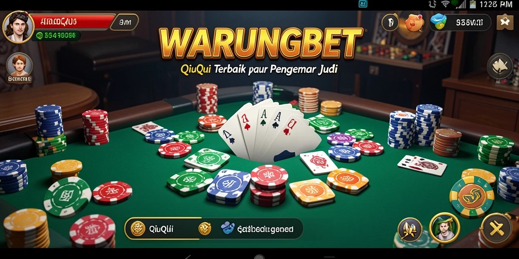 Tampilan gameplay QiuQiu yang menegangkan di WARUNGBET.